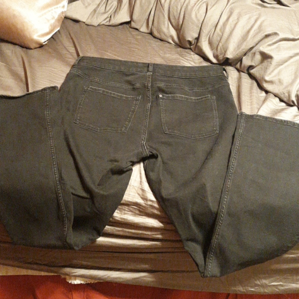 High waisted flare jeans